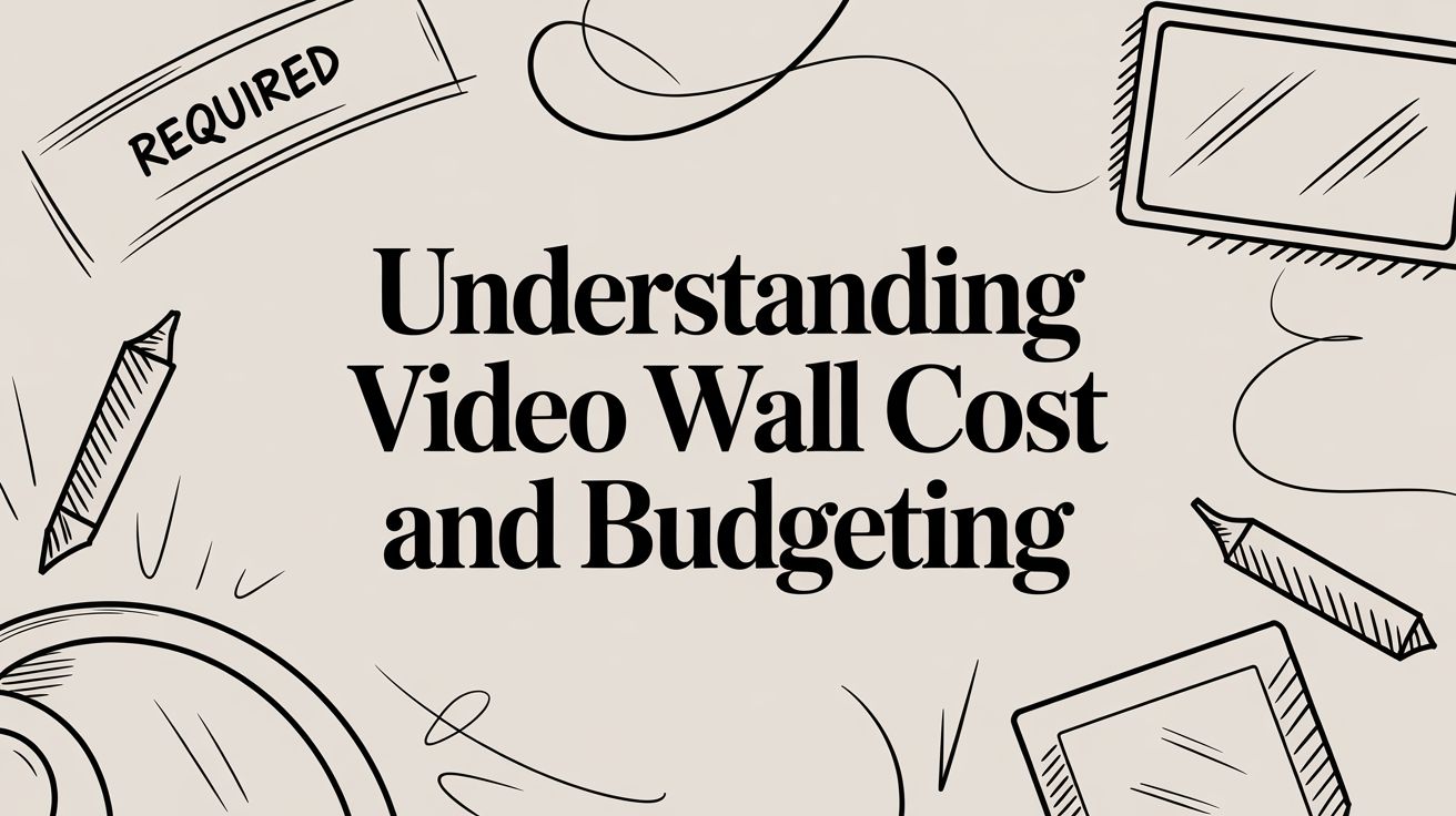 Blog 42 video wall cost planning sketch